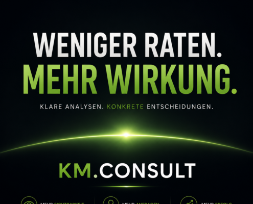 Weniger raten - mehr Wirkung